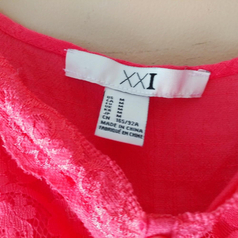 XXI Lace Ruffled Cami - Picture 3 of 5